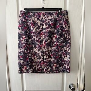 Talbots Floral Pencil Floral Skirt